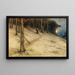 La Cabane de l'herboriste au clair de lune - Julius Sergius Klever — framed artwork on a wall