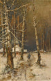 Voyageur dans la neige - Julius Sergius Klever — artwork view