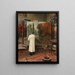 In his studio - Julius Sergius Klever — framed artwork on a wall