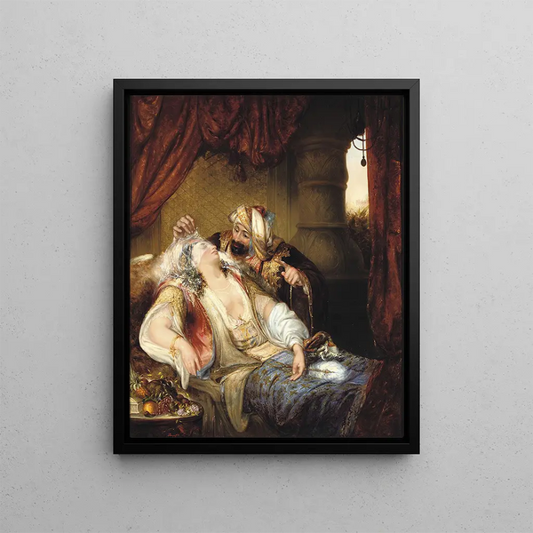 Julius Victor Berger - A Visitor In The Harem.webp