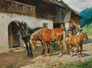 Julius von Blaas - Lungauer Gespann.webp