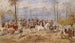 Caza mayor - Julius von Blaas — vista de la obra