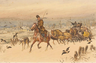 Juliusz Kossak - Sleigh ride.webp