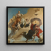 Juno and Luna - Giovanni Battista Tiepolo — framed artwork on a wall