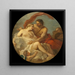 Júpiter y Calisto - Charles-Joseph Natoire — cuadro enmarcado en la pared