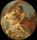 Júpiter y Calisto - Charles-Joseph Natoire — vista de la obra