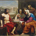 Jupiter and Mercury at Philemon and Baucis - Andrea Appiani — displayed in an interior