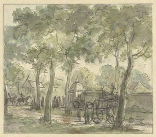 Jurriaan Andriessen - Landweg langs muur met koepel.webp