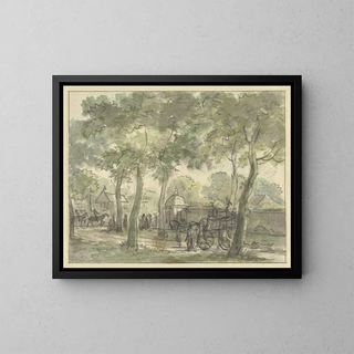 Jurriaan Andriessen - Landweg langs muur met koepel.webp