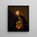 A Philosopher - Jusepe de Ribera — framed artwork on a wall