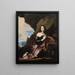 María Magdalena penitente - Jusepe de Ribera — cuadro enmarcado en la pared