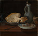 Breakfast still life with roast veal and sausage - Justus Juncker — artwork view