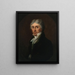 Retrato del senador Józef Michałowski - Józef Brodowski — cuadro enmarcado en la pared