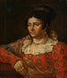 retrato de Amelia Karolina Teleman, esposa del artista - Józef Hilary Gowacki — vista de la obra