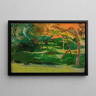 Jzef Mehoffer - Landscape sketch for Strange garden.webp