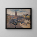 Main Market Square in Kraków - Józef Mehoffer — framed artwork on a wall