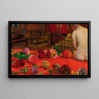 Jzef Mehoffer - Zinnias.webp