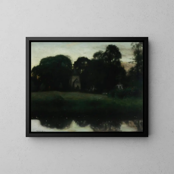 Park at Duboy - Józef Pankiewicz — framed artwork on a wall