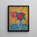 Roses Painting - Józef Pankiewicz — framed artwork on a wall