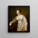 retrato de Apolonia Kamińska y Sokołowska - Józef Rejchan — cuadro enmarcado en la pared