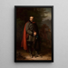 retrato de Ludwik Mycielski - Józef Simmler — cuadro enmarcado en la pared