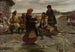 En la entrada de una taberna – Józef Unierzyski — vista de la obra