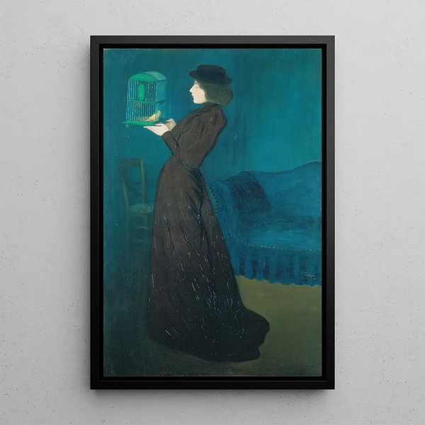 Jzsef RipplRnai - Woman with a Birdcage.webp