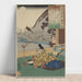 Reproduction of the painting Kakinomoto no Hitomaro - Utagawa Kuniyoshi