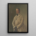 retrato del barón Philipp von Fahnenberg - Kamill Maria von Schlechta — cuadro enmarcado en la pared