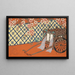 Mille herbes, Pl. 25 - Kamisaka Sekka — framed artwork on a wall