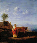 Una mujer con vacas en un camino - Karel Dujardin — vista de la obra