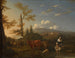 Paisaje italiano - Karel Dujardin — vista de la obra