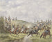 Dragones franceses y húsares austriacos - Karel Frederik Bombled — vista de la obra