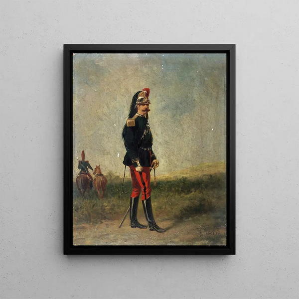Karel Frederik Bombled - Portrait dun officier de cuirassiers.webp