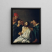 Mofa de Cristo - Karel Škréta — cuadro enmarcado en la pared