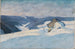 Winter Sun Painting in the Black Forest - Karl Bartels — artwork view