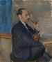 Retrato del pintor Gustav Wolf - Karl Dillinger — vista de la obra