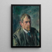 Self-portrait - Karl Dillinger — framed artwork on a wall