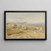 Ruinas de Tirynthe - Karl Friedrich Harveng — cuadro enmarcado en la pared