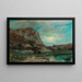Soldiers at Rest - Karl Friedrich Lessing — framed artwork on a wall