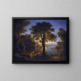 Karl Friedrich Schinkel - Castle by the River.webp