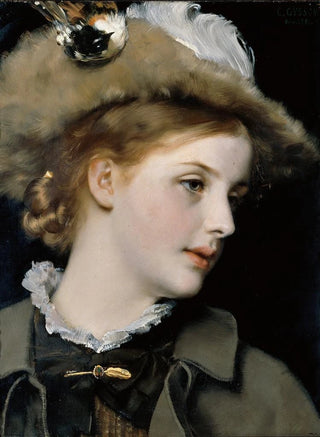 Karl Gussow - Portrait of a lady.webp