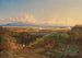 Vaste paysage du Tibre avec vue sur Rome - Karl Haase — artwork view