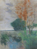 Paisaje de la costa de la Margraviate - Karl Hagemeister — vista de la obra