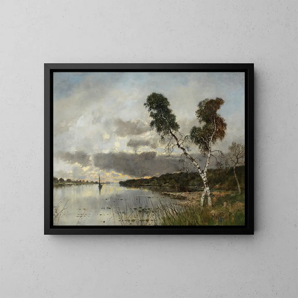 Atardecer - Karl Heffner — cuadro enmarcado en la pared