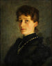 Retrato de Friederike Flur - Karl Hoff — vista de la obra