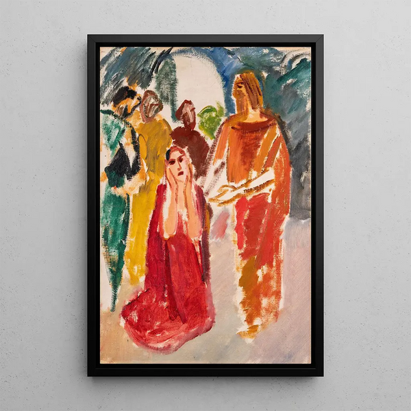 Karl Isakson - Christ and the Adulteress.webp