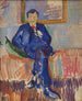 Retrato del pintor Karl Schou - Karl Isakson — vista de la obra