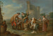 Escena de mercado - Karl Josef Aigen — vista de la obra