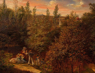 Karl Joseph Aloys Agricola - Baumlandschaft mit Familie und Kindern.webp